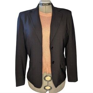 Women's Jones New York Black Wool Blazer, Size 4